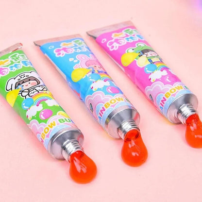 Blow Bubble Balloons Toys (Pack of 3 Tube)