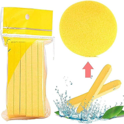 Compressed Facial Sponge, Face Cleansing Sponges with Storage Container