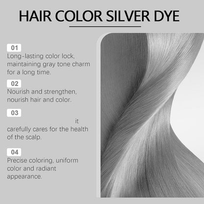 PERMANENT HAIR COLOR Silver Dye 100ML