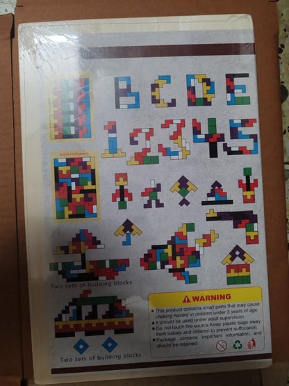 Wooden Intelligence Tetris Jigsaw Puzzle Set