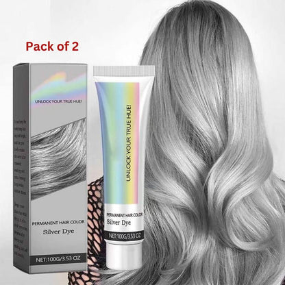 PERMANENT HAIR COLOR Silver Dye 100ML
