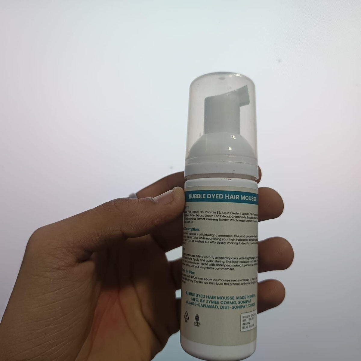 Bubble Dyed Hair Mousse 100gm