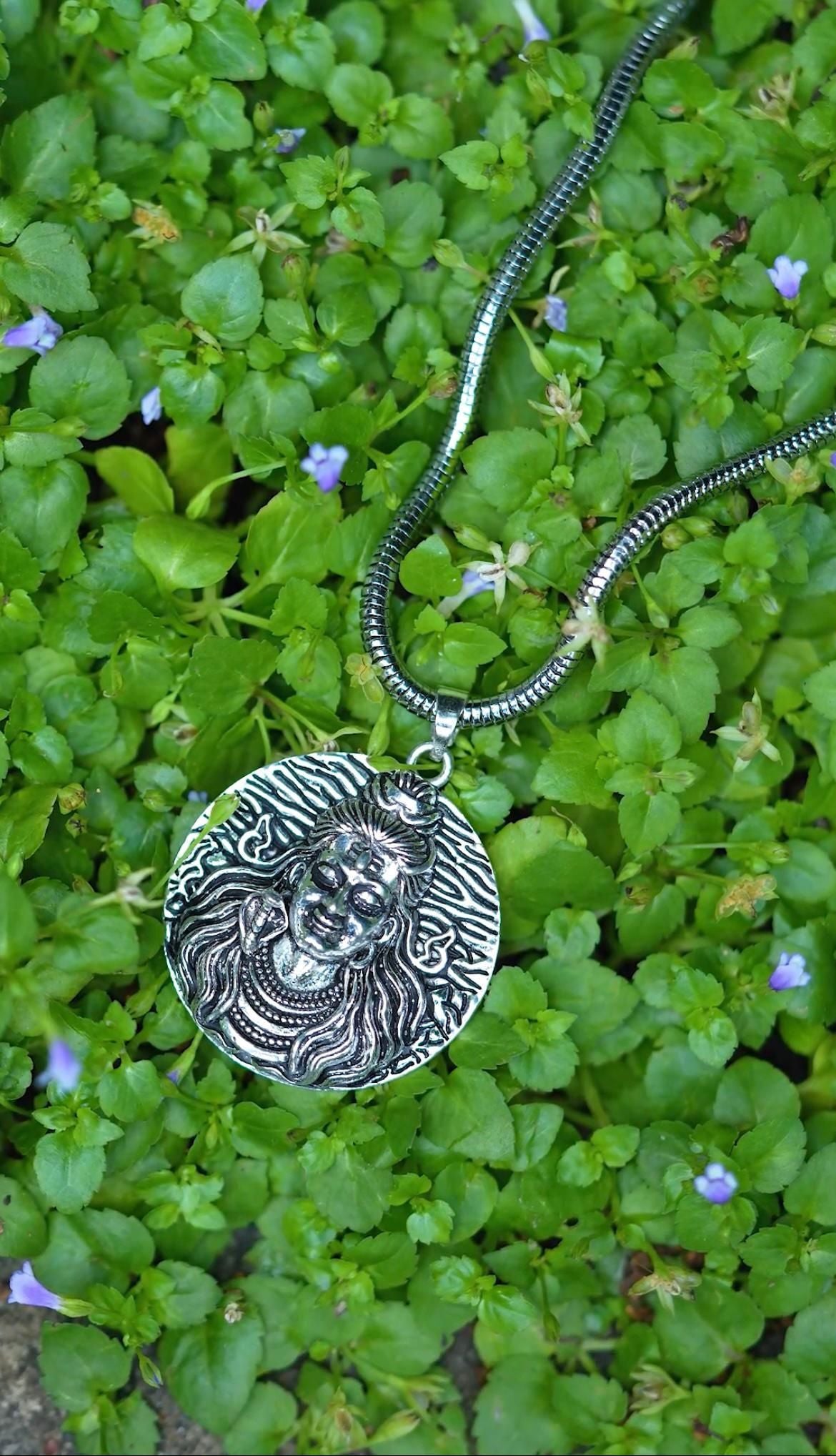 Lord Shiv Pendant with Snake Chain