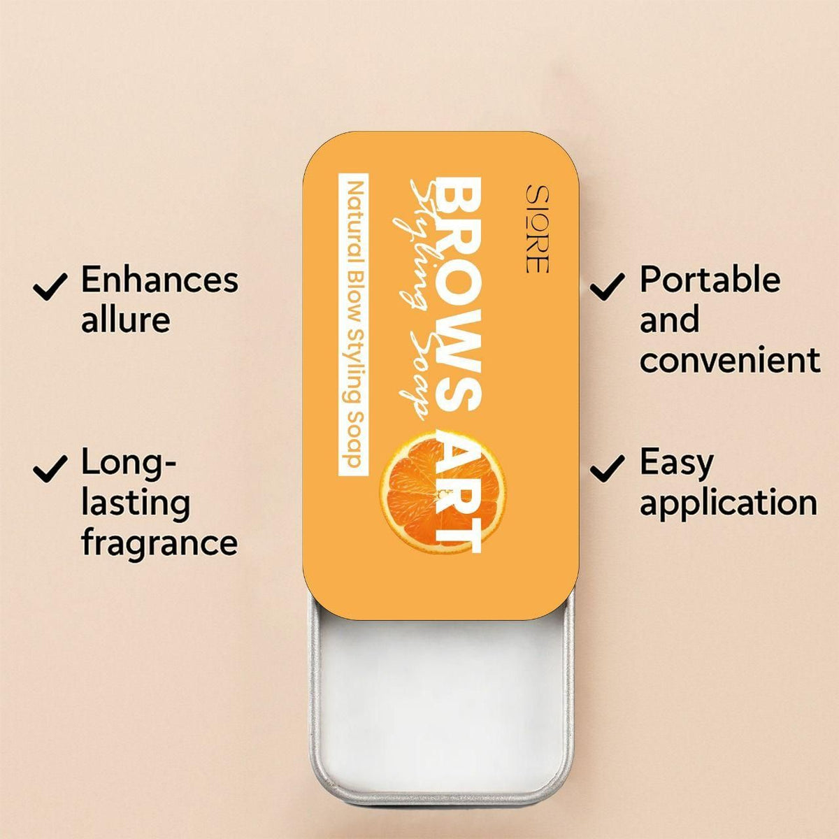 SIORE BROWS ART Styling Soap (Pack of 2)