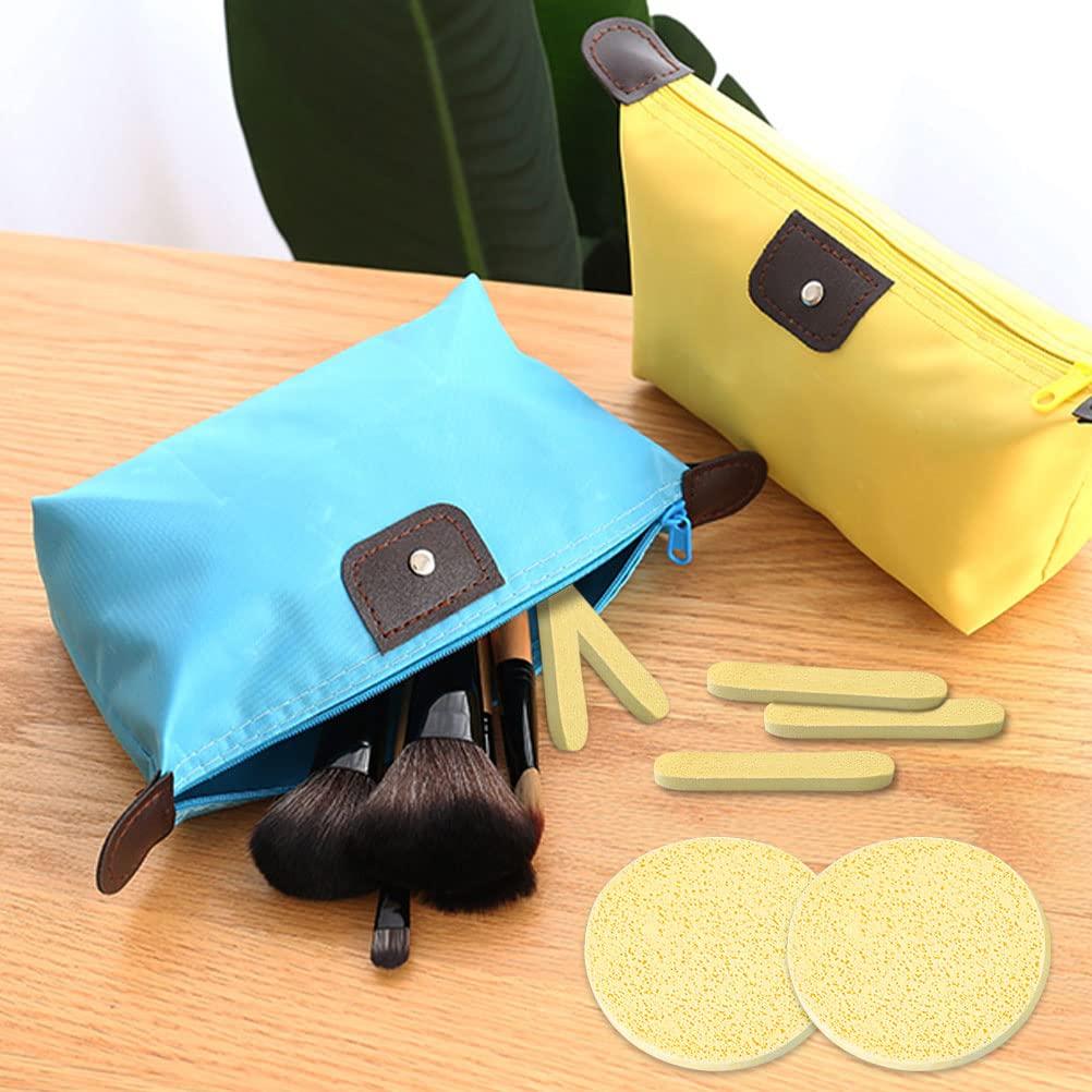 Compressed Facial Sponge, Face Cleansing Sponges with Storage Container