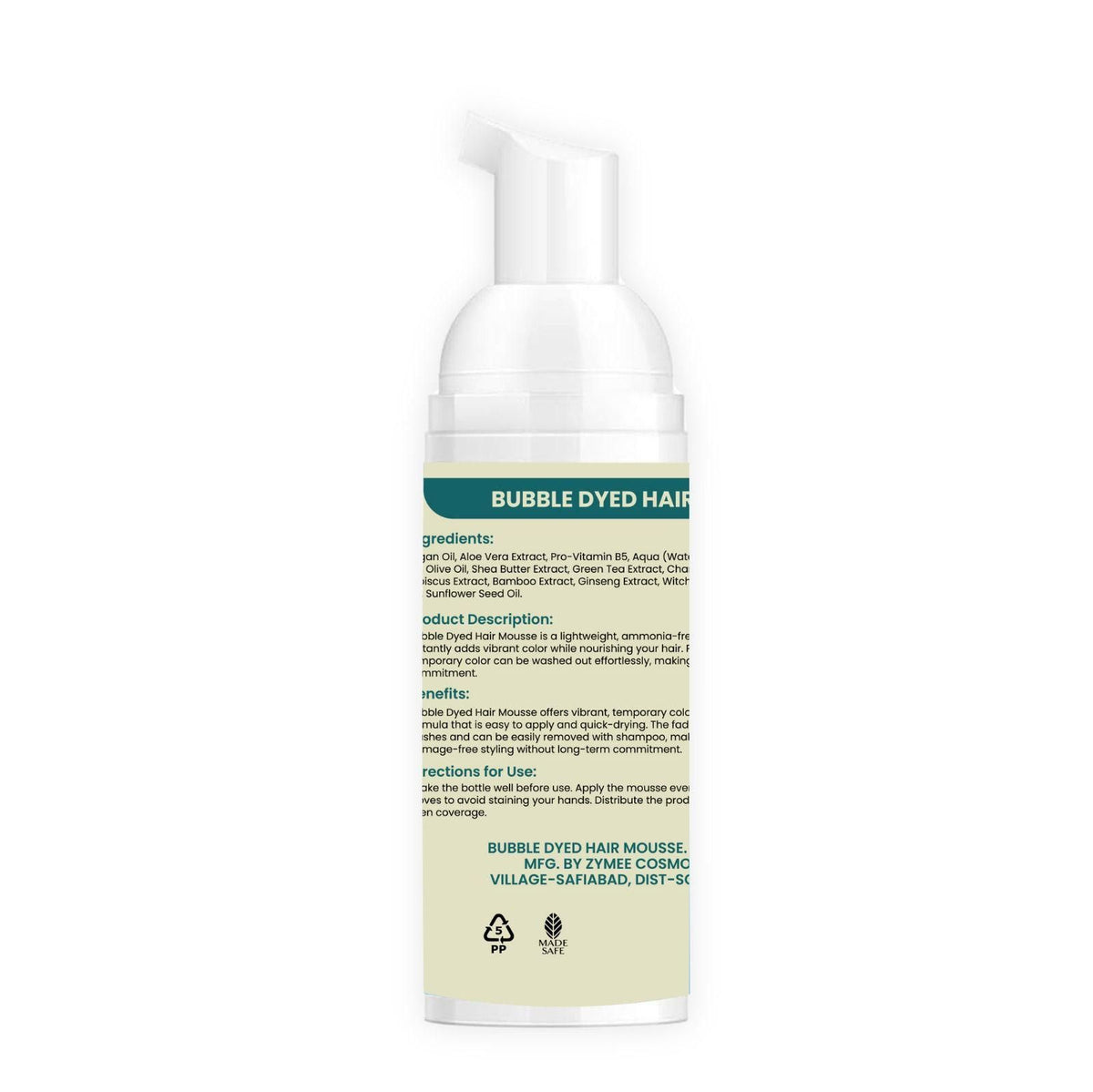 Bubble Dyed Hair Mousse 100gm