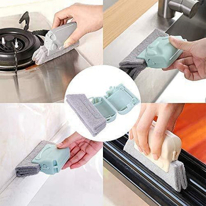 Brush-Multipurpose Hand-Held Window Groove Cleaning Brush(Pack of 2)