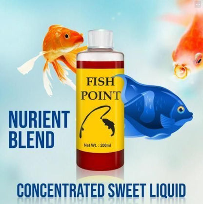 FISH POINT NATURAL BAIT FOR FISH 200ML (Pack of 2)