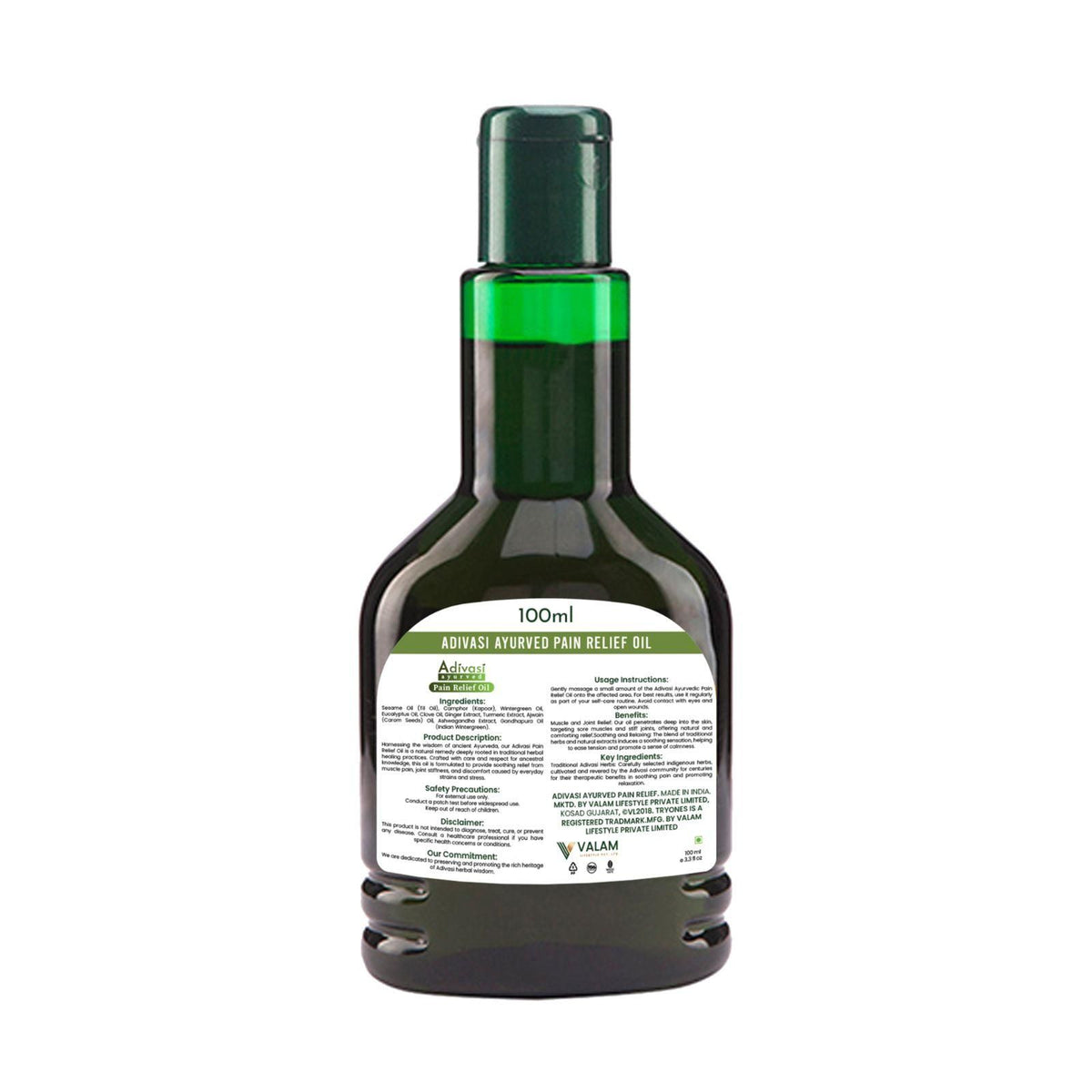 Adivasi Ayurved Pain Relief Oil 100ml