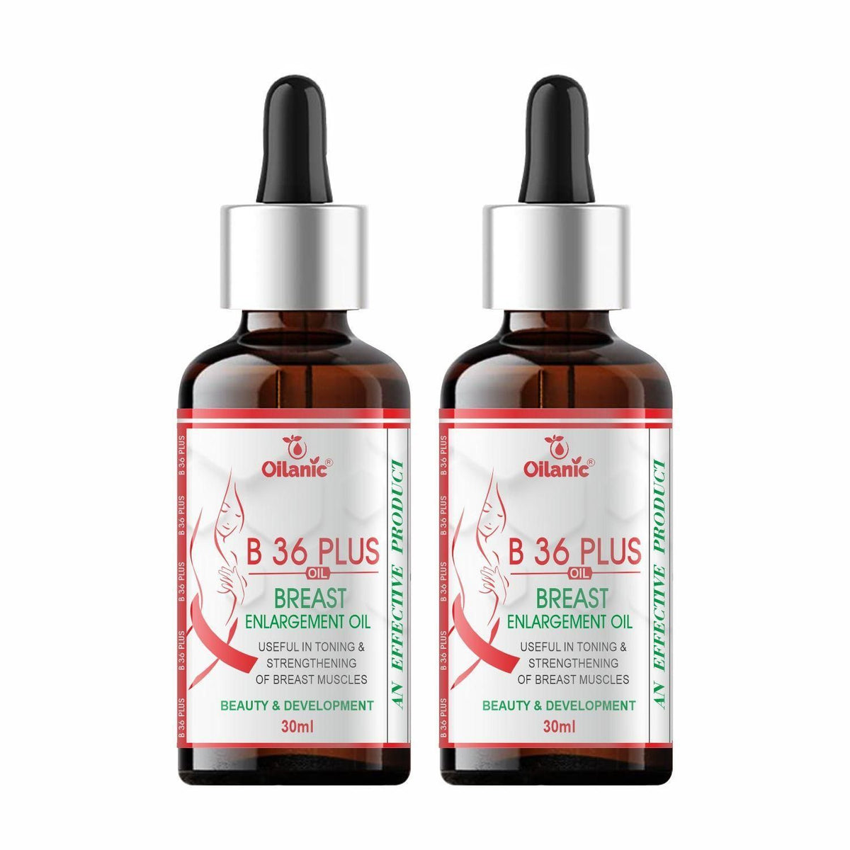 Oilanic Natural B 36 Plus Breast Enlargement Oil