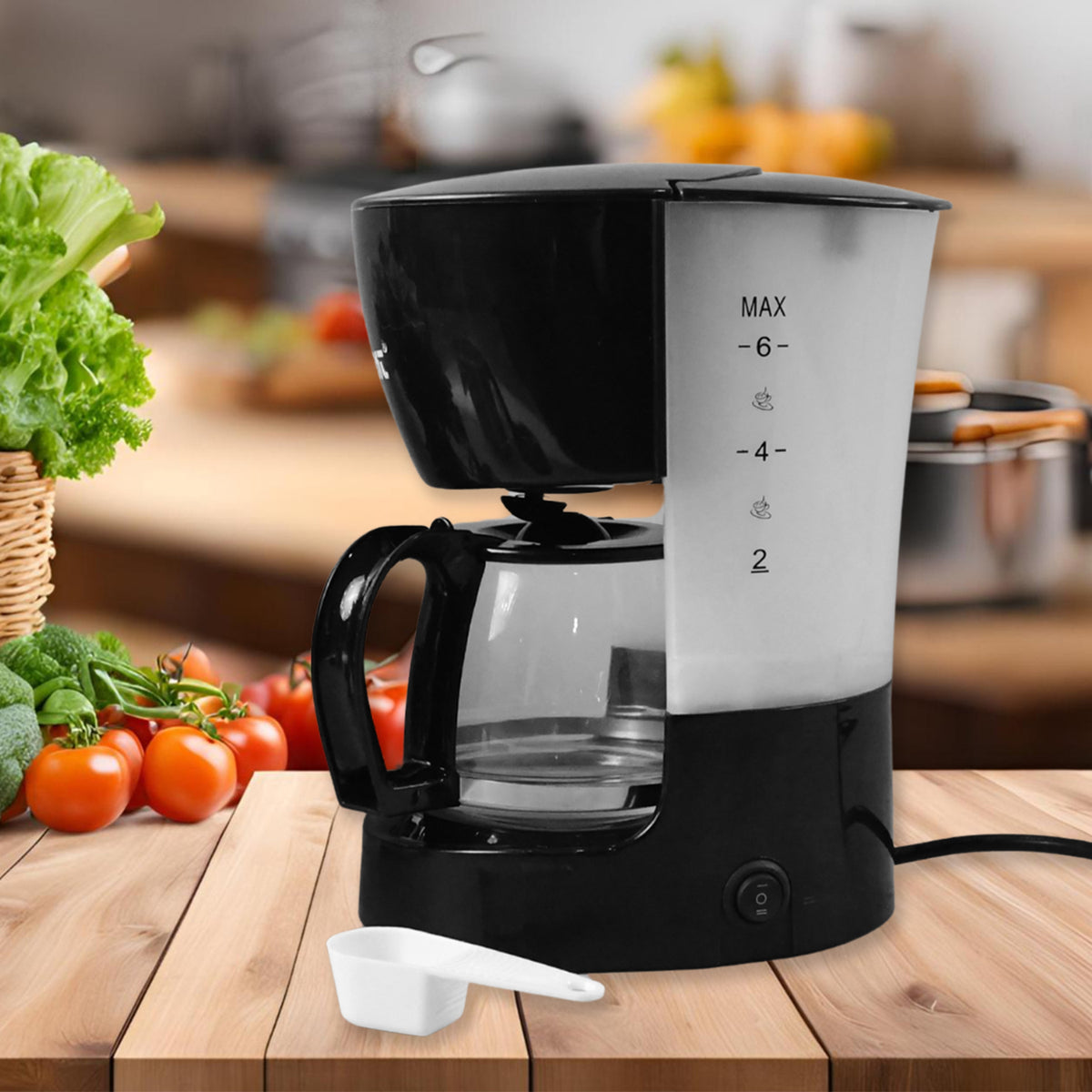 Orbit Automatic Drip Coffee Maker - 800w With 1200ml Capacity