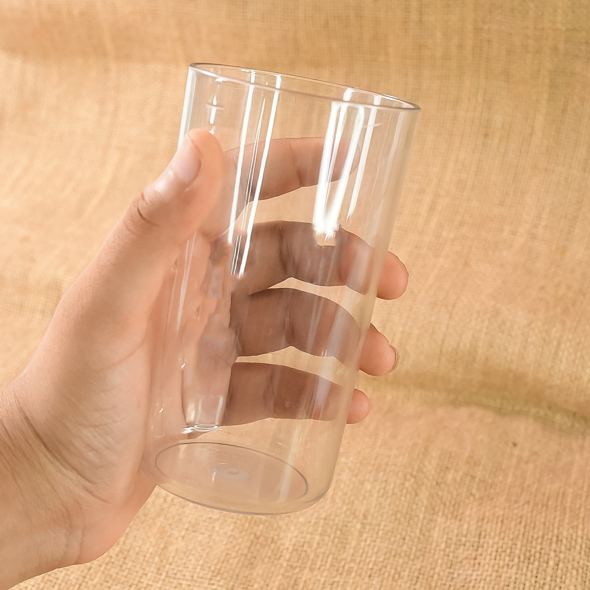 Apex Clear Plastic Tumbler  Glass Set  6-piece Unbreakable