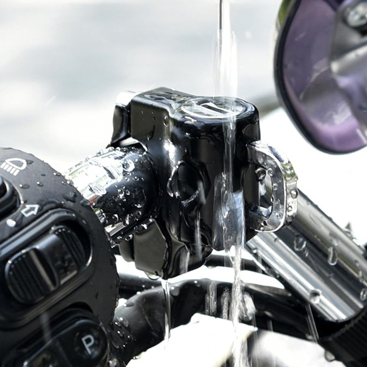 Heavy-duty Helmet Lock For Motorcycle