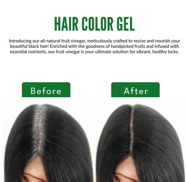 Hair Color Gel - 100% Gray Hair Coverage