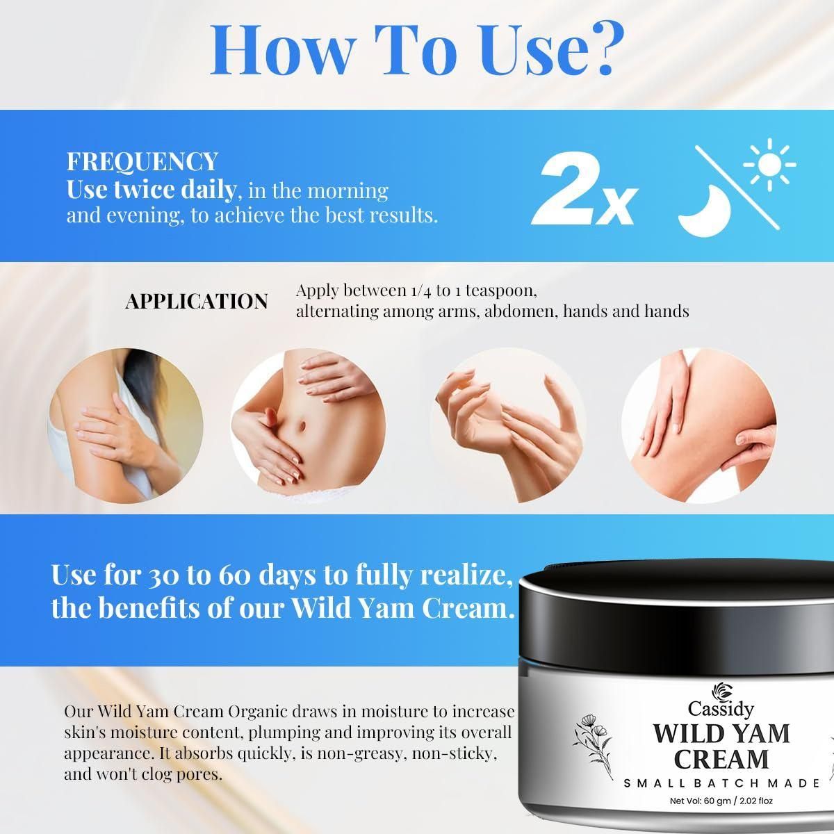 CASSIDY Wild Yam Cream