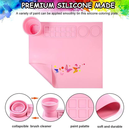 Silicon Craft Mat for Painting Play Doh and Clay for Kids