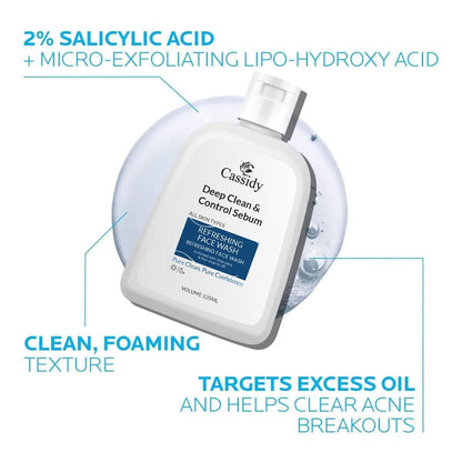 CASSIDY Deep Clean & Control Sebum Facewash