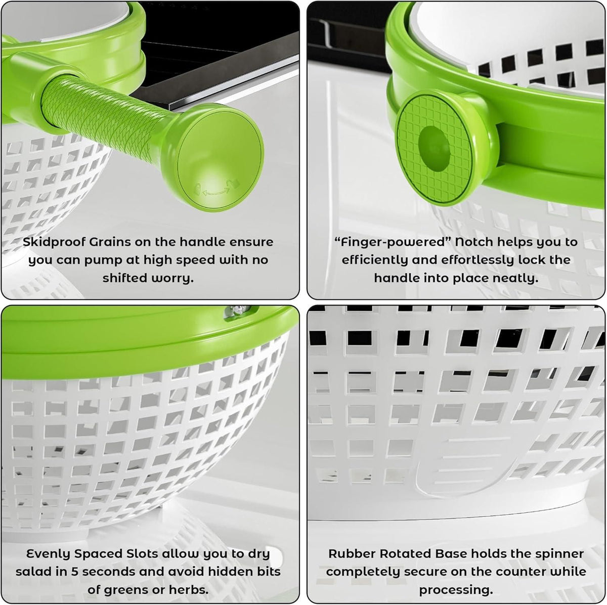 Spinning and Straining Colander