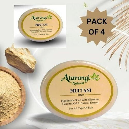 Multani Mitti handmade soap with Multani Mitti for remove pimple marks