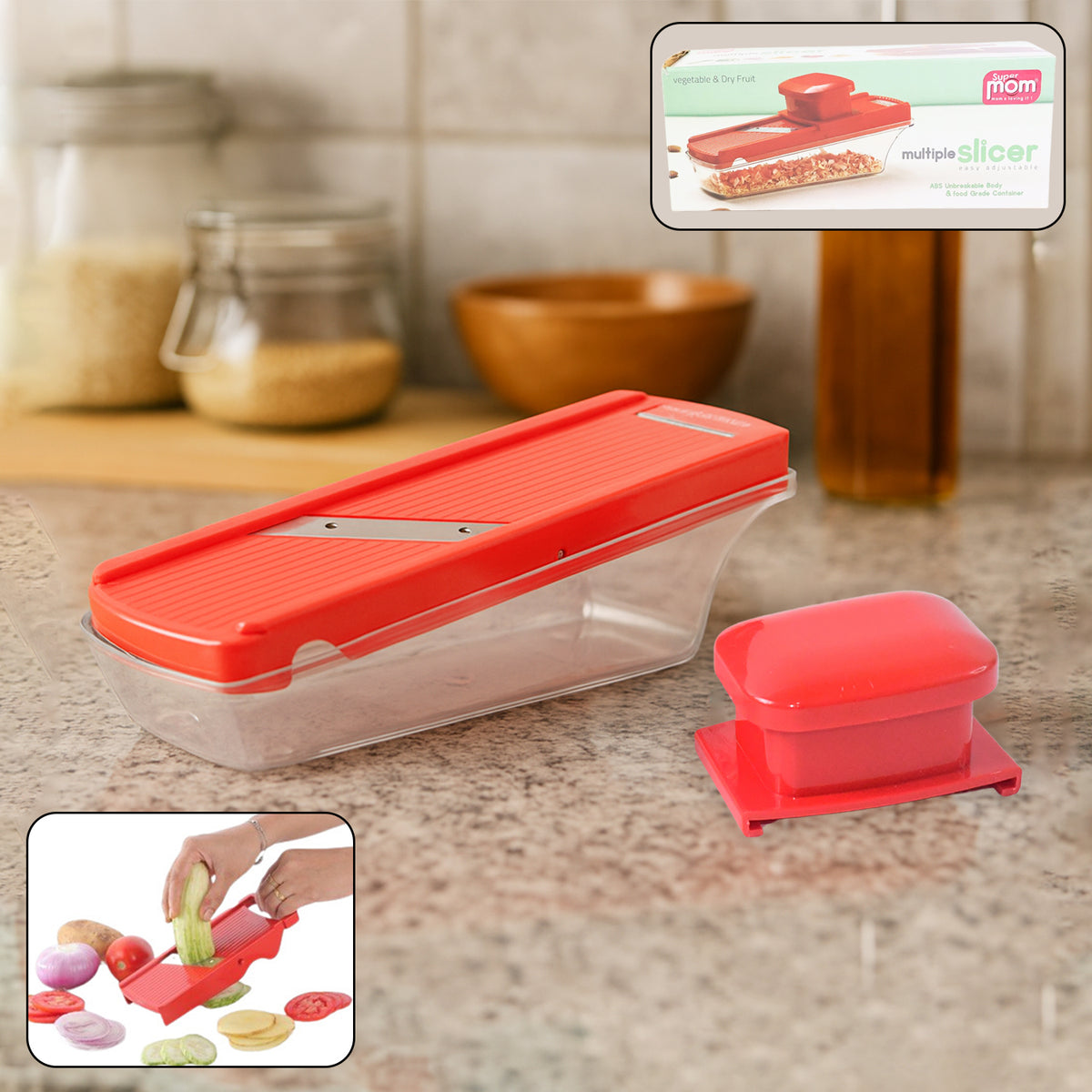 Supermom Vegetable And Dry Fruit Multiple Slicer (1 Pc)