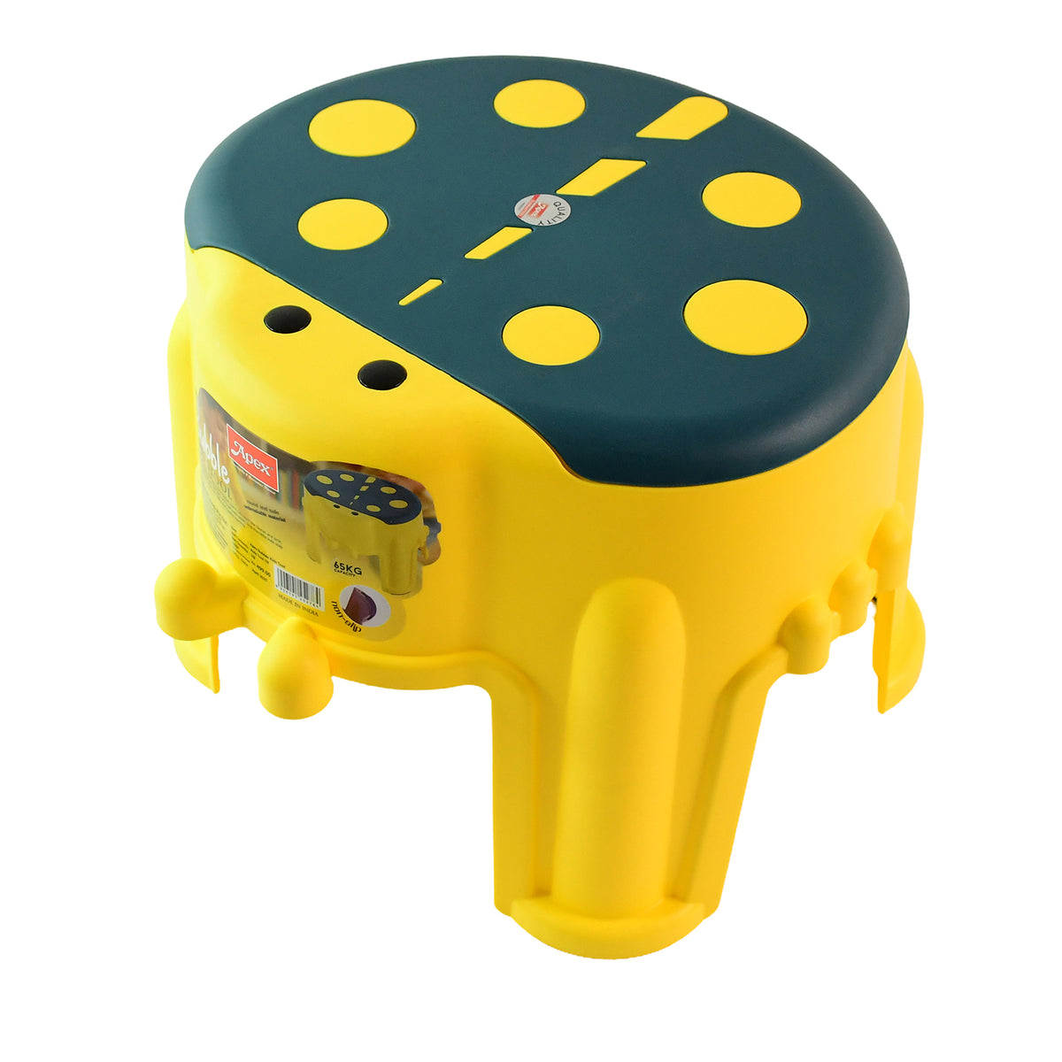 Apex Bubble Kids Stool  Durable Plastic Step Stool For Kids  (1 Pc)