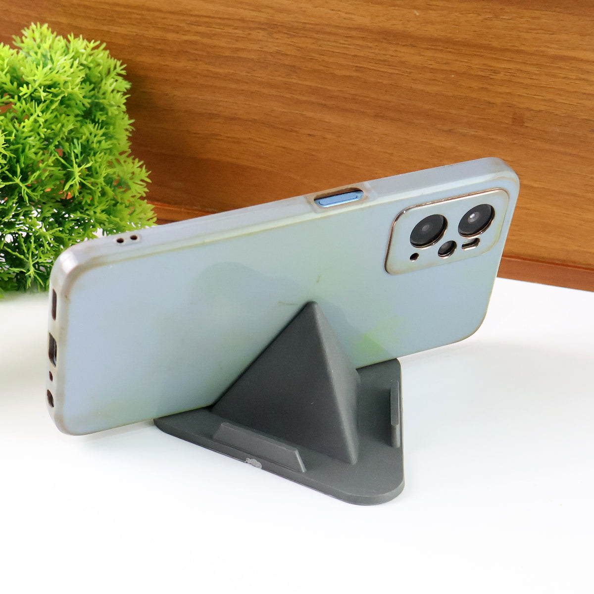 Pyramid Grey Mobile Stand With 3 Different Inclined Angles