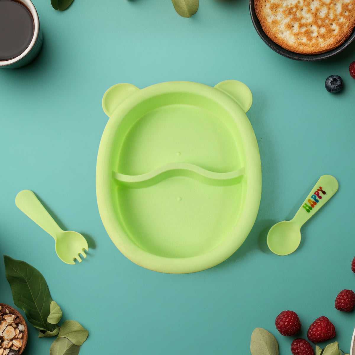 Premium 4-piece Kids Mealtime Feeding Set