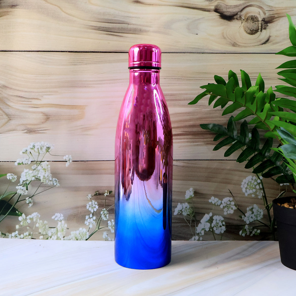 Stainless Steel Water Bottle (Approx 1000ml  1 Pc)