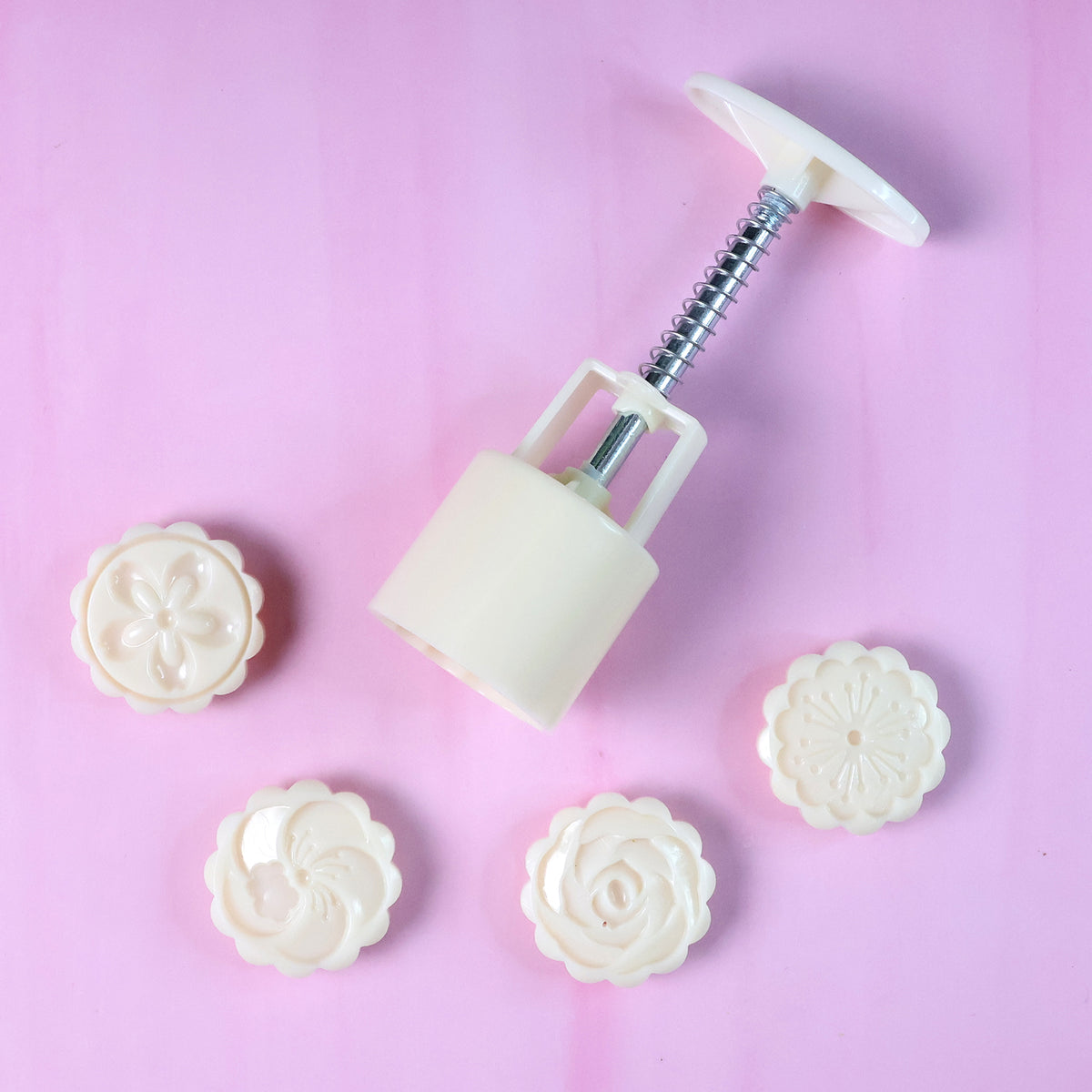 Spring Press Cookie  Pastry Mold - (Set)