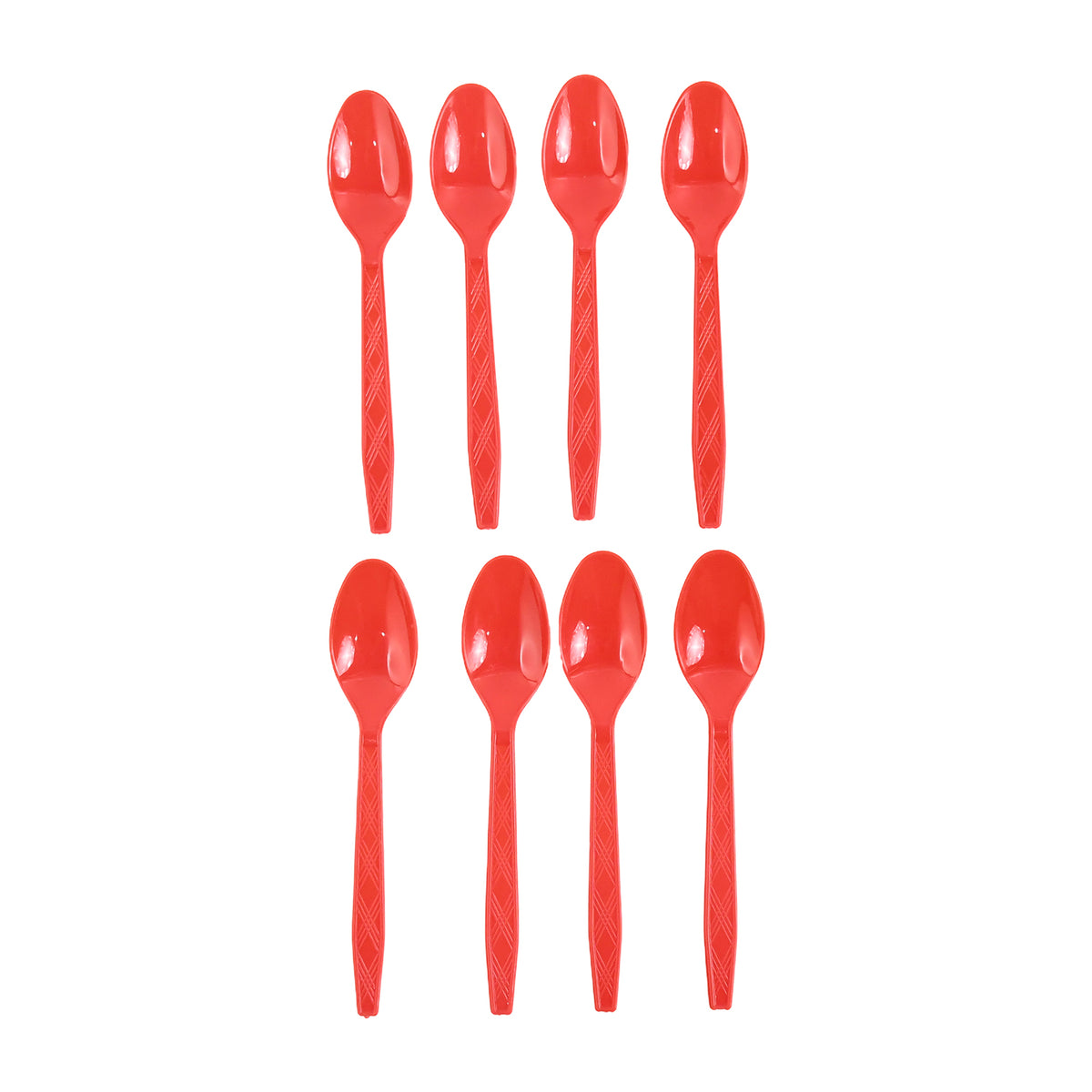 Reusable Home Dining Plastic Spoons (8 Pc)