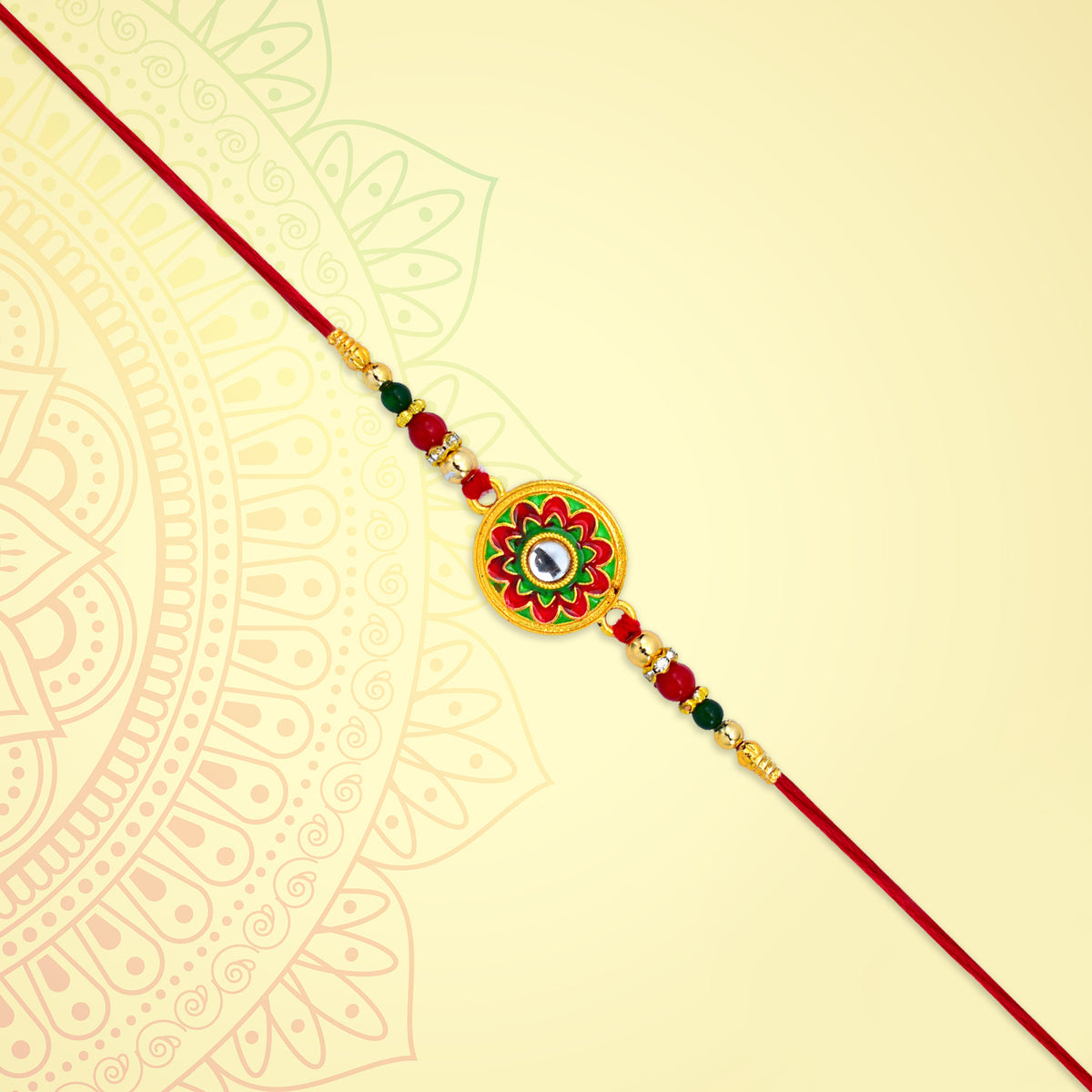 Color Full Flower Rakhi