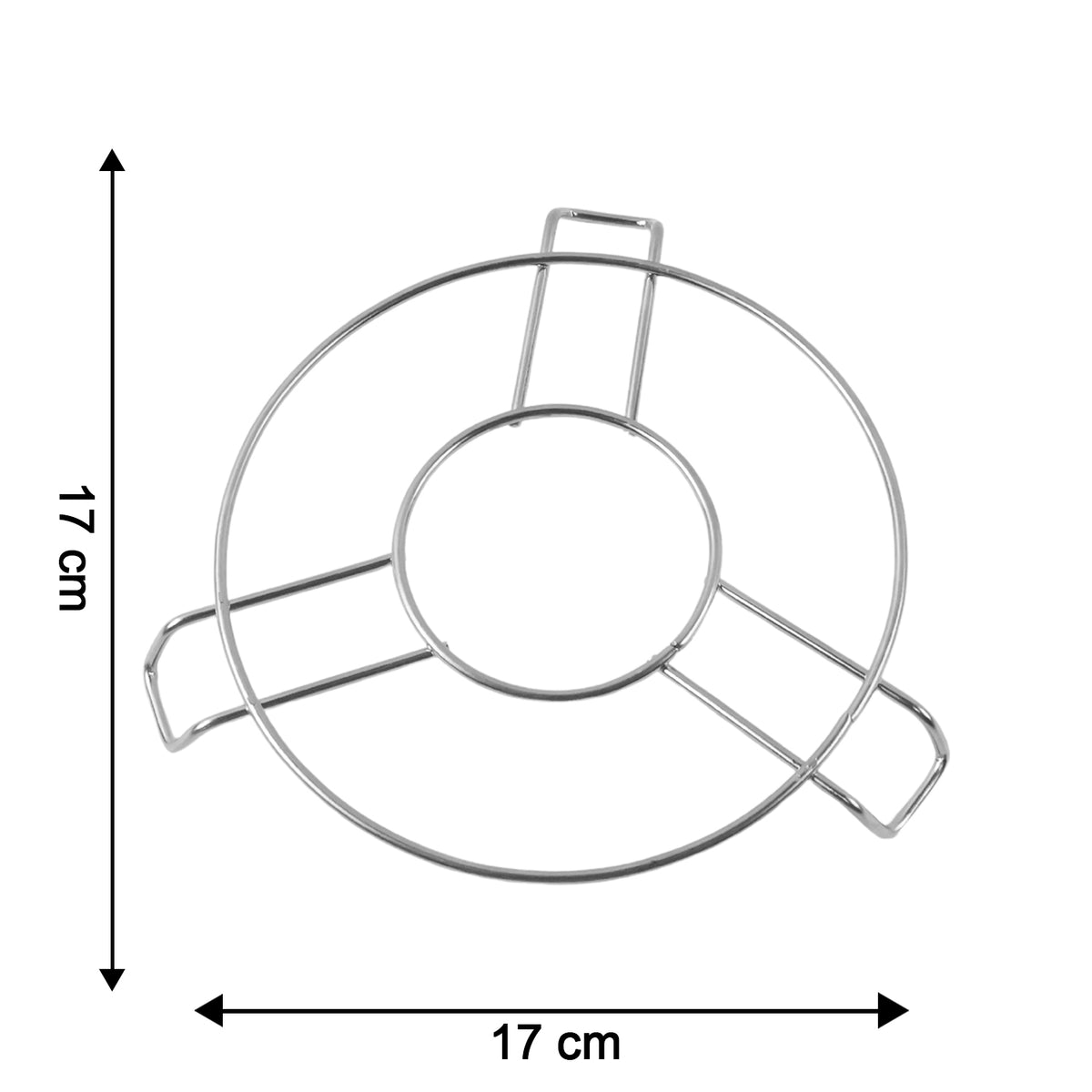 Stainless Steel Round Table Ring Hot Pot Stand (1 Pc)