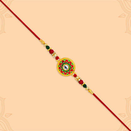 Color Full Flower Rakhi
