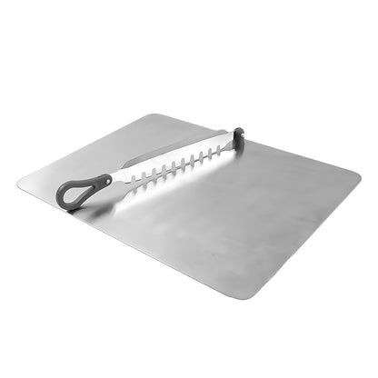 Supermom Stainless Steel Multifunctional Cut  Chop Vegetable Slicer Tool (1 Pc)