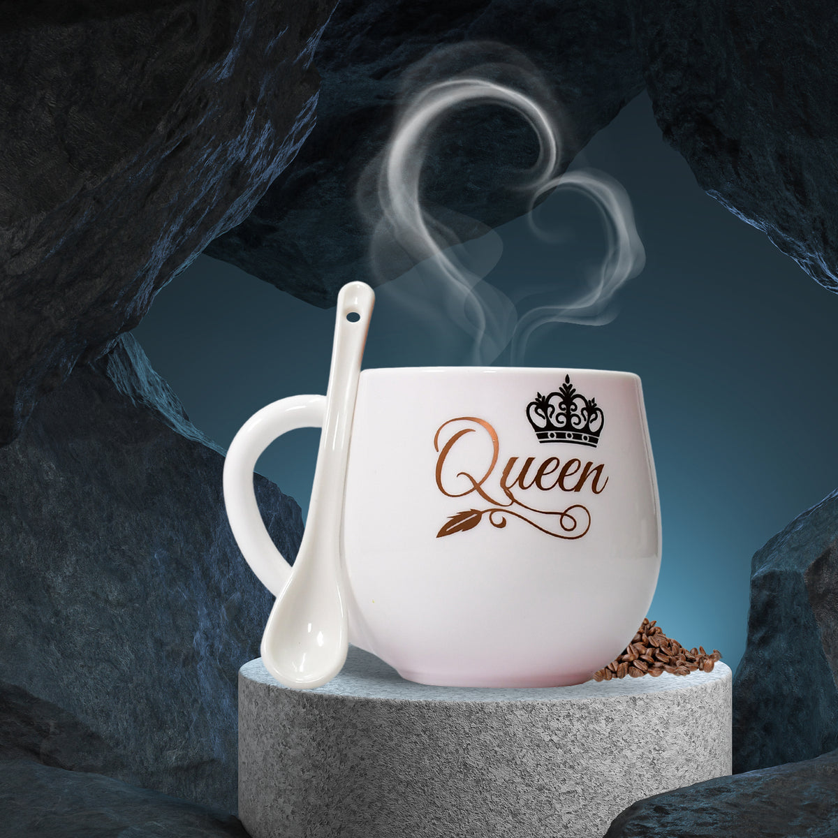 4975 Multi Design Coffee Mug With Spoon And Box Packing. Ceramic Mugs To Gift Your Best Friend Tea Mugs Coffee Mugs Microwave Safe.