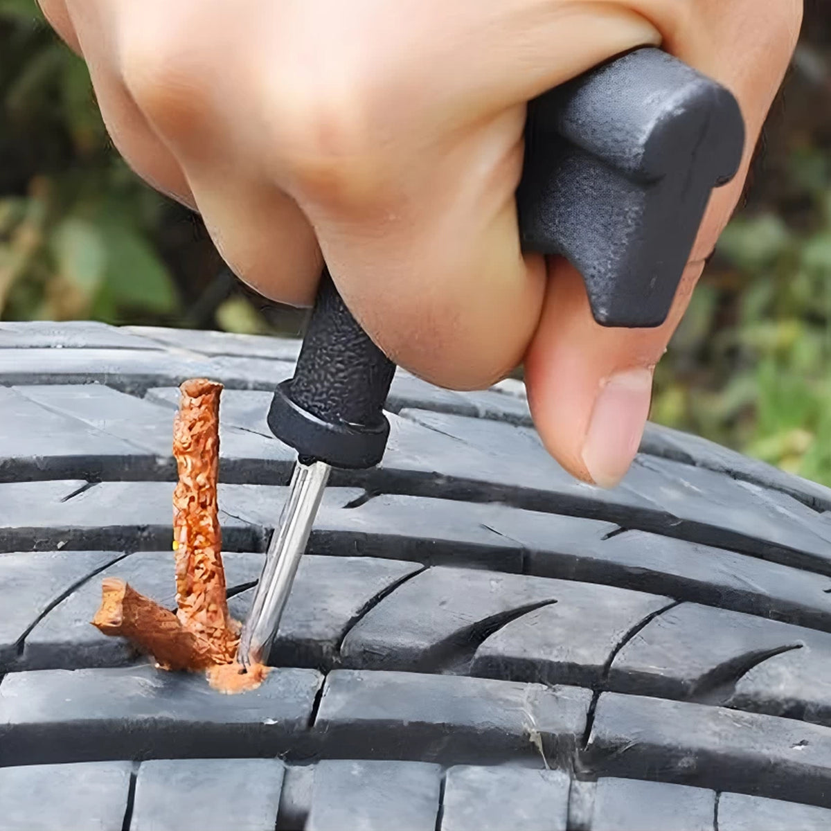 Tire Repair Strings Rubber Strips For Cars  Bike (10 Pcs Set )