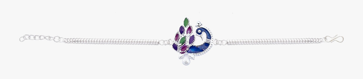 Traditional Peacock Design Rakhi