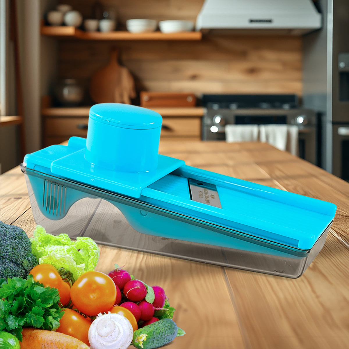 2-in-1 Multipurpose Vegetable  Dry Fruit Slicer (1 Pc)
