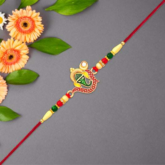 Bappas Blessing Bhais Protection A Ganpati Rakhi